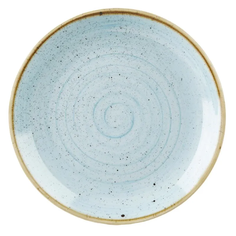 Churchill Stonecast ronde borden 20cm blauw (12 stuks) Meest Verkocht