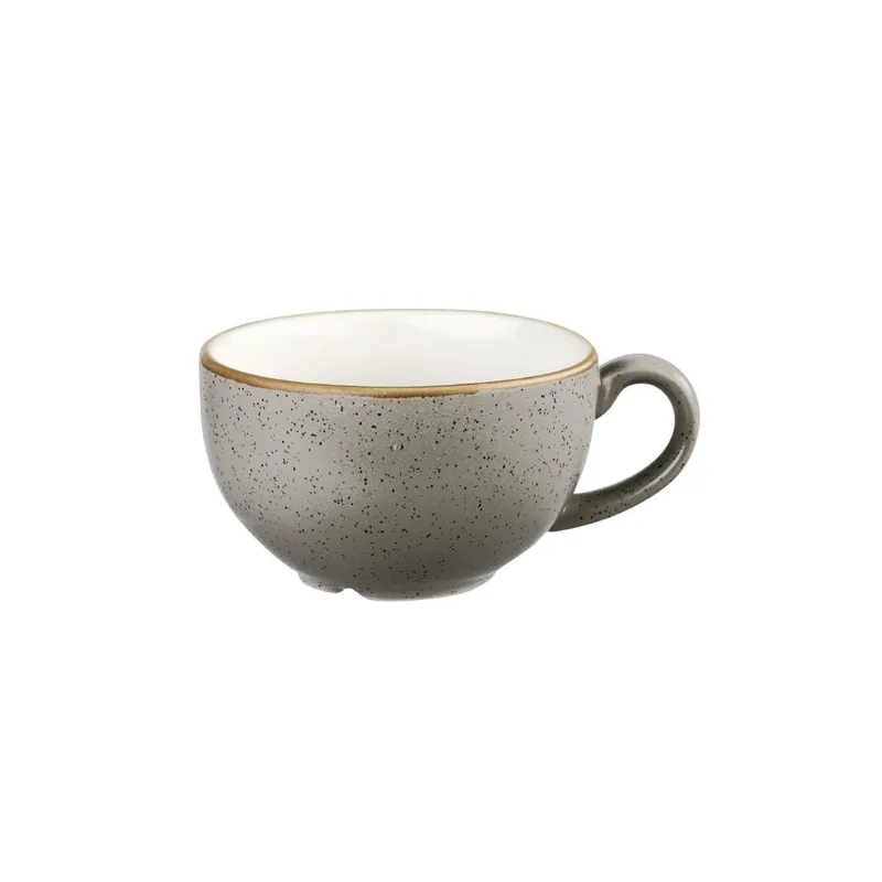 Koopje Churchill Stonecast cappuccinokopjes grijs 354ml (12 stuks)