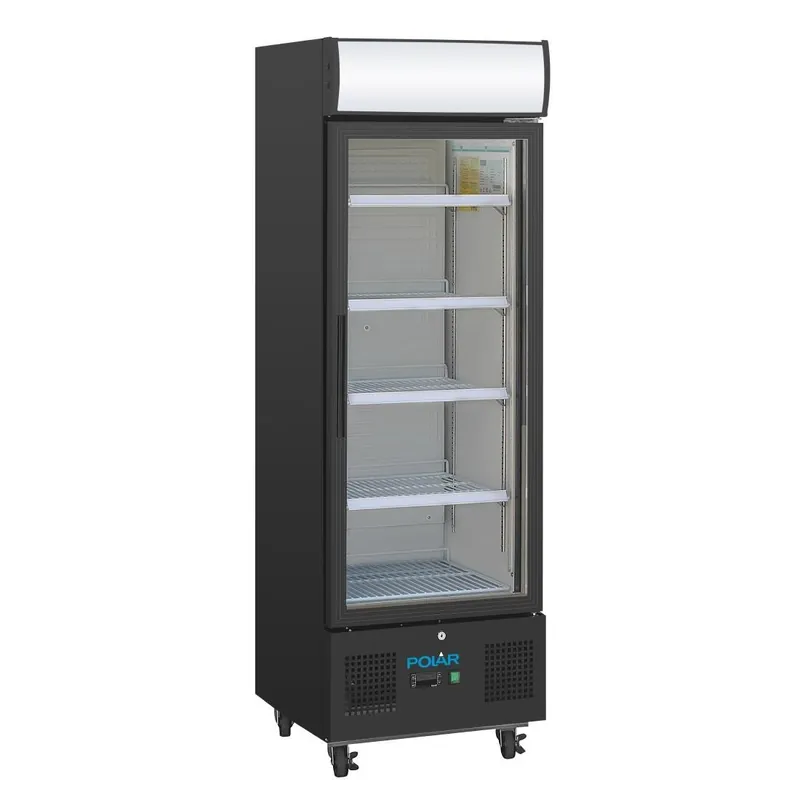 Polar G-Series Rechtopstaande Display Koeling 218Ltr Zwart Goedkoop
