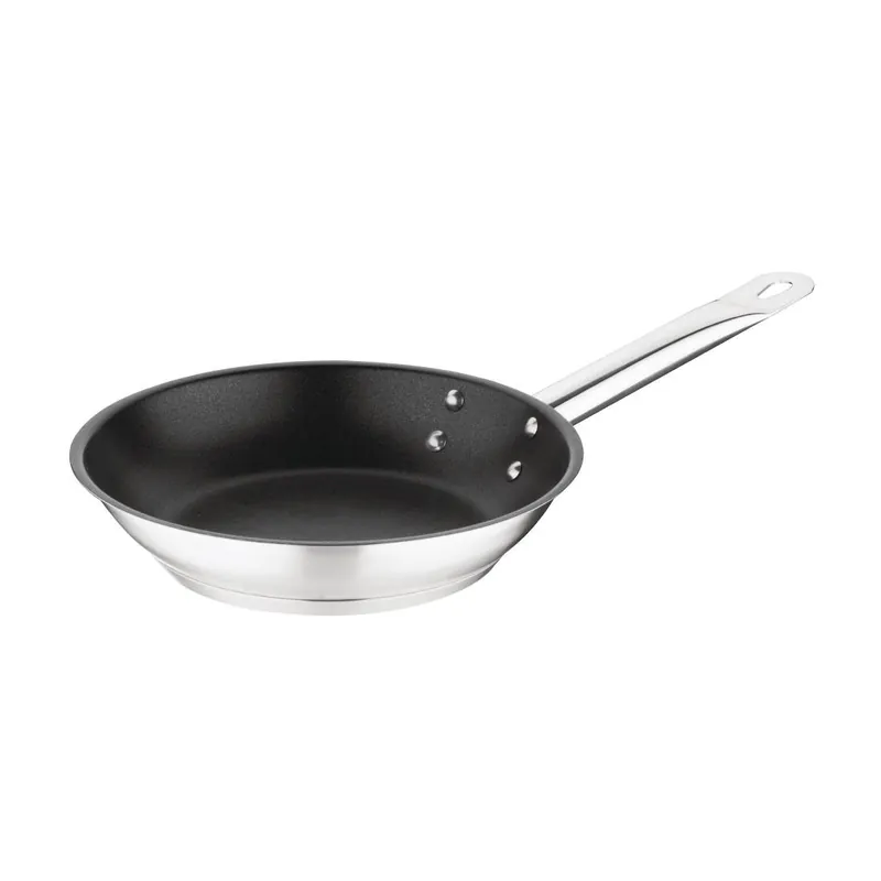 Vogue Platinum Plus anti-aanbak RVS koekenpan 20cm Speciale Aanbieding