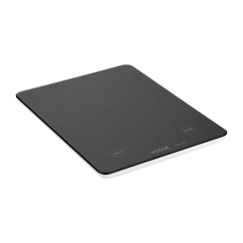 Betaalbaar Vogue digitale zwarte vierkante weegschaal 10 kg