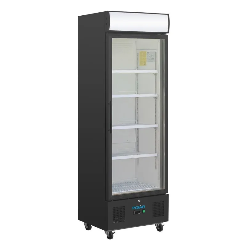 Polar G-Series Rechtopstaande Display Koeling 368Ltr Zwart Nieuw