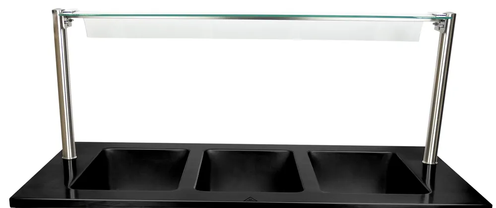 Gereduceerde Prijs SARO spuugbeschermer voor Bain Marie Trolley BTS-2