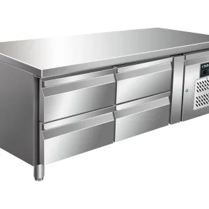 Onderbouw koelwerkbank - 2x2 laden - 1360x700x(h)650mm Meest Verkocht