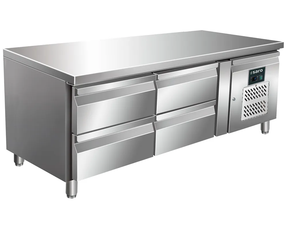 Onderbouw koelwerkbank - 2x2 laden - 1360x700x(h)650mm Meest Verkocht