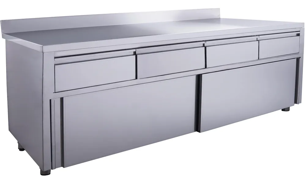 SARO Schuifdeurkast, 4 lades.1800X700mm +Opstaande rand Rechtstreeks Van De Fabrikant