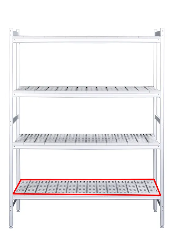 Bestel Nu SARO Aluminium plank met kunststof roosters 475x1946mm
