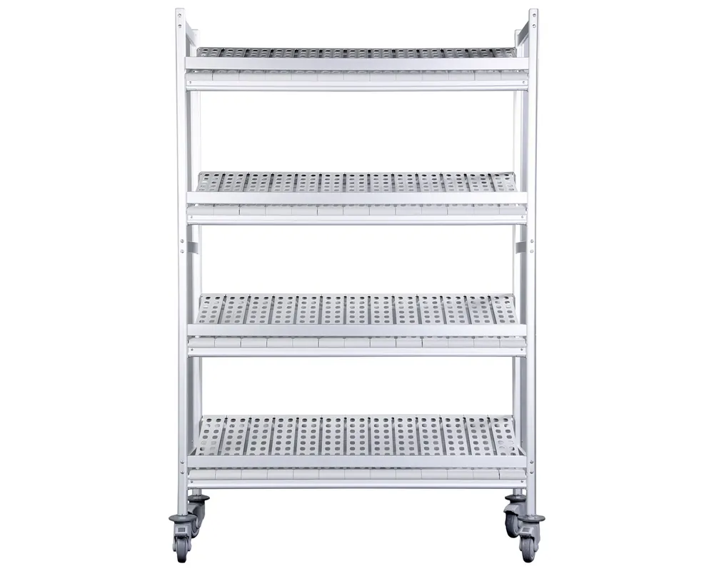Transportwagen - 4 etages - 1083x520x(h)1850mm Beperkt Aanbod