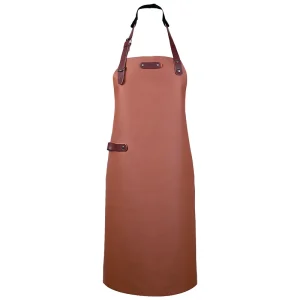 Leren schort 89cm - Nekband - Cognac Hoge Kwaliteit