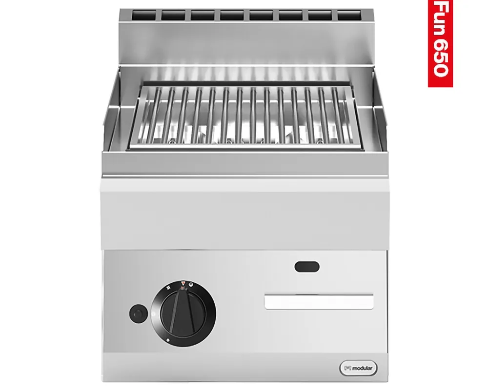 Meest Verkocht Lavasteengrill Modular - Aardgas - Spijlenrooster - 65x40cm