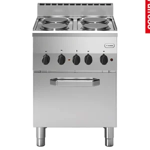 Laatste Kans Elektrisch fornuis Modular - Met heteluchtoven - 400V - 60x60x95,7cm