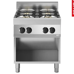 Gereduceerde Prijs Gasfornuis 4-pits Modular - Open onderstel - Aardgas - 70x70x99cm