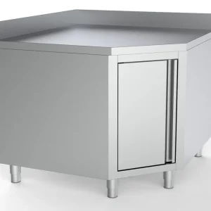 Werktafel Hoek Met Deur En Rand 1000/1000 Voor 700Mm Tafels Laatste Versie