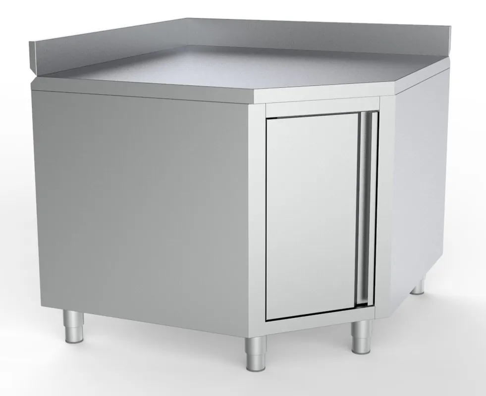 Werktafel Hoek Met Deur En Rand 1000/1000 Voor 700Mm Tafels Laatste Versie