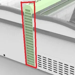 Vrieskist Koppelstuk Zijkant Wit Tbv Eiland Zonder Kop Element Beperkte Voorraad