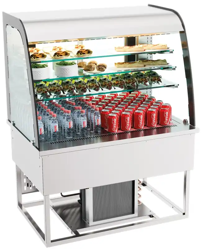Aanbieding Drop-In Koelvitrine 140L Open