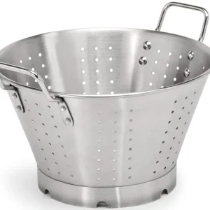 Zeef met voet - chroomnikkelstaal - Ø45cm Speciale Aanbieding