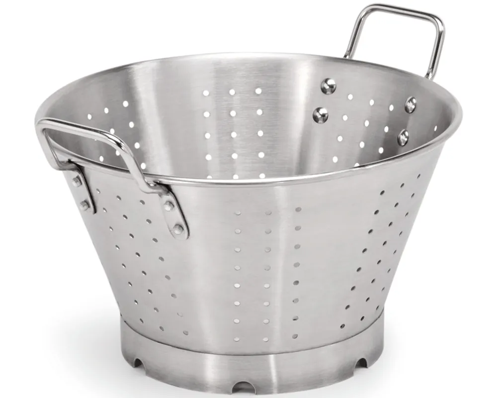 Zeef met voet - chroomnikkelstaal - Ø45cm Speciale Aanbieding