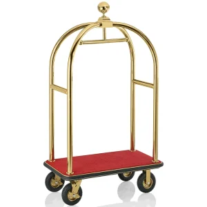 Bagagewagen - RVS goudkleurig - 191 cm Koop Vandaag