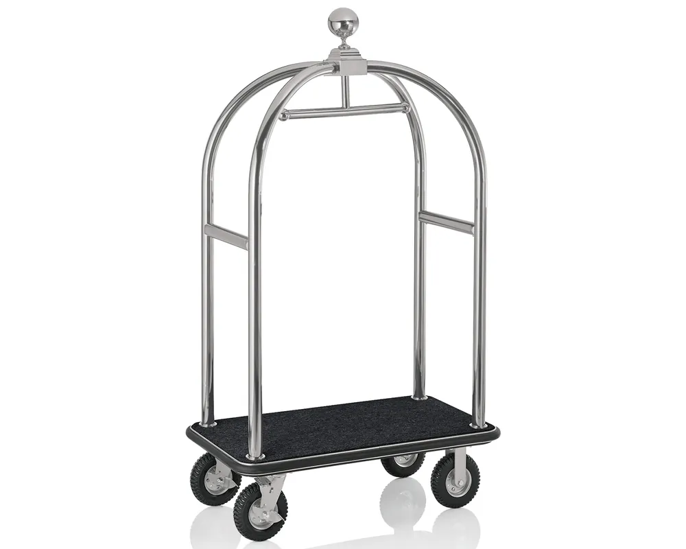 Bestel Nu Bagagewagen - 113x62x191cm - RVS