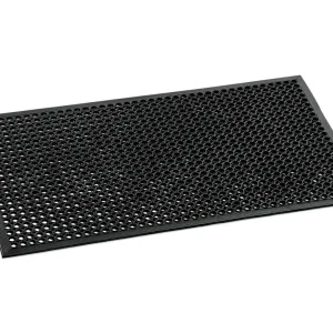 Gecertificeerd Deurmat - Zwart - Rubber