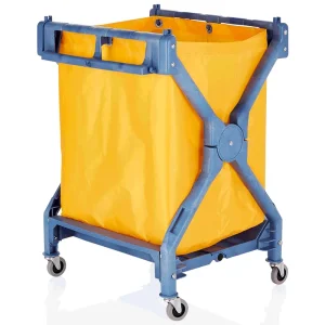 Actieprijs Wasgoedwagen - Vinyl waszak - 67,5x64x94,5cm