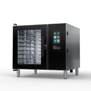 Invoq bake 6 Leventi - Links scharnierend - EN400x600 - 10,3kW/3x380V - 917x908x(h)851mm Bestel Nu
