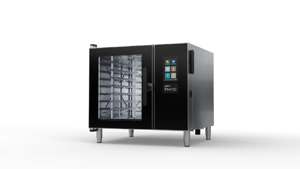 Invoq combi 6 Leventi - Rechts scharnierend - EN400x600 of GN1/1 - 10,3kW/3x380V - 908x937x(h)1150 Laatste Kans