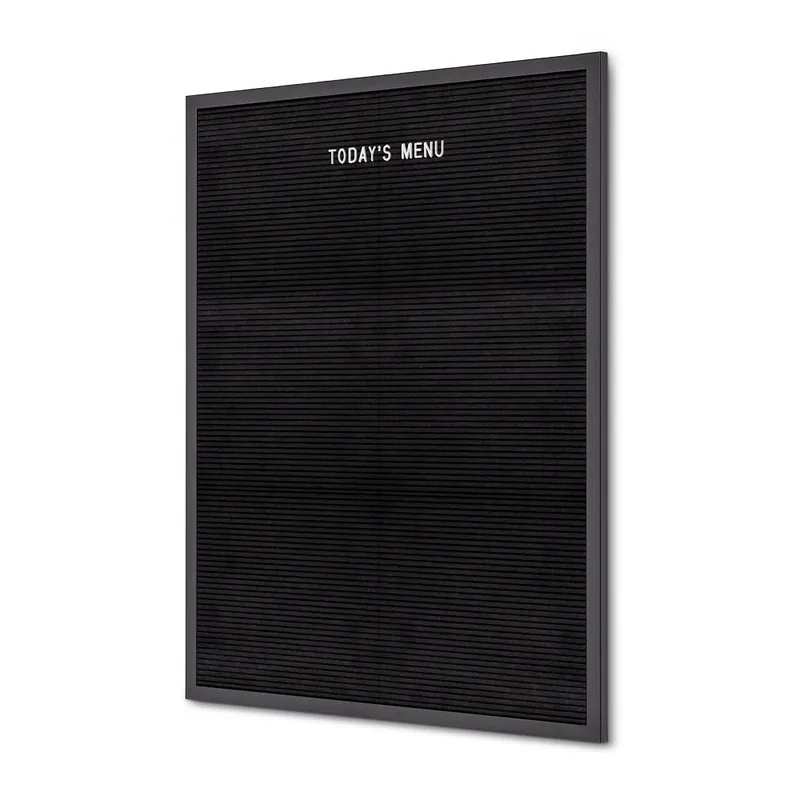 Beperkt Aanbod Letterbord Zwart 60 x 80 cm met Zwarte Lijst
