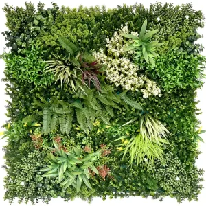 Kunsthaag Nature Mix - 100x100cm - Geschikt voor Binnen & Buiten Dagaanbieding