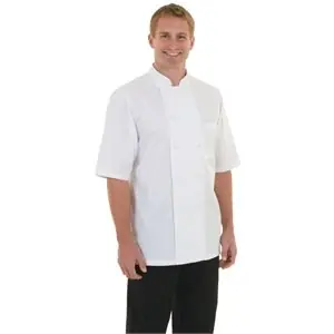 Chef Works Koksbuis Monteal Korte Mouwen Wit Maat XL Tijdelijk Beschikbaar