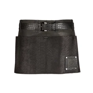 Leren Schort Minor Reptile 620x(H)305mm groen Korting