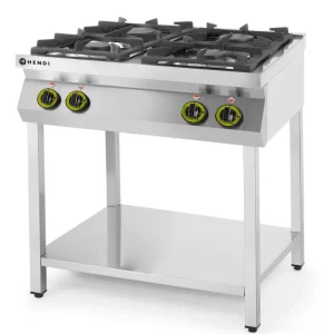 Exclusieve Aanbieding Gasfornuis Kitchen Line 4-pits open standaard - Kitchen Line - 19kW - 800x700x(H)900mm