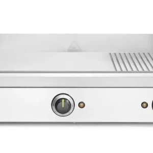Bakplaat 1/3 geribbeld - Kitchen Line - 220-240V/3500W - 697x474x(H)241mm Koop Online