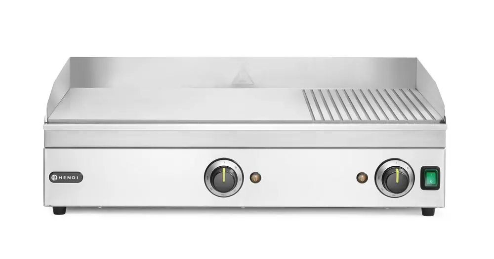 Bakplaat 1/3 geribbeld - Kitchen Line - 220-240V/3500W - 697x474x(H)241mm Koop Online
