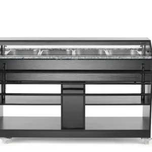 Verwarmd buffet - GN 1/1 - 1490x765x(H)1370mm Op = Op