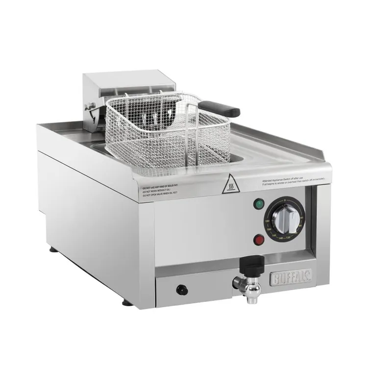 Buffalo 600-serie elektrische friteuse, 8 liter Beperkt Aanbod