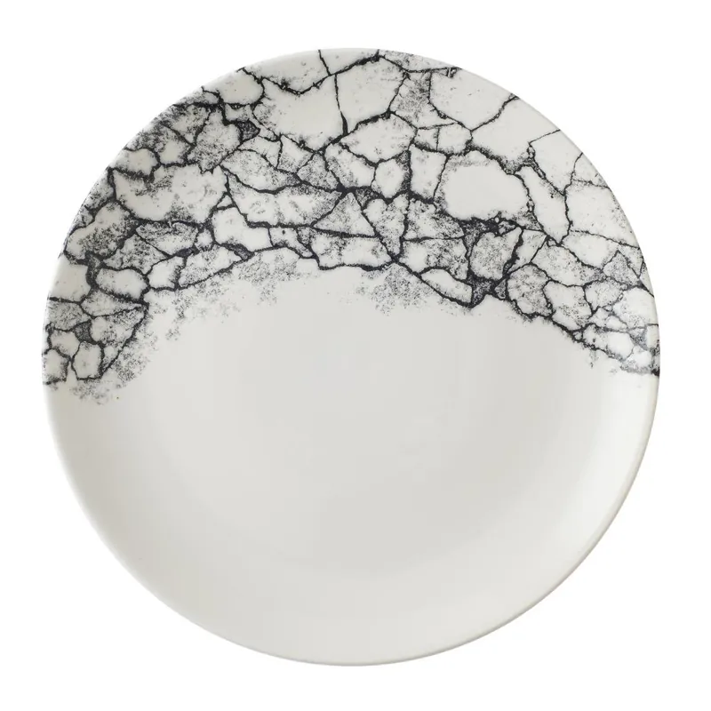 Churchill Kintsugi Accents Quartz Black Evolve coupe bord 26 cm pak van 12 Gereduceerde Prijs
