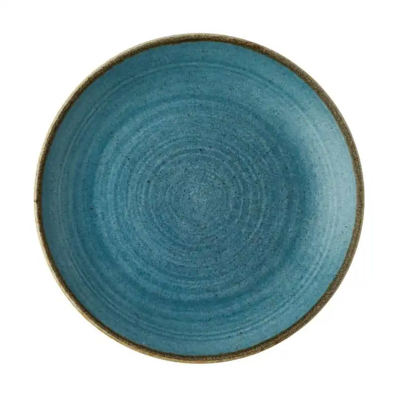 Meest Verkocht Churchill Stonecast Raw Evolve Teal borden 165mm (Pak van 12)