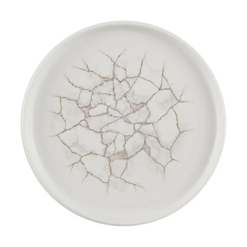 Churchill Studio Prints Kintsugi Agate Grey borden 220mm (Pak van 6) Actieprijs