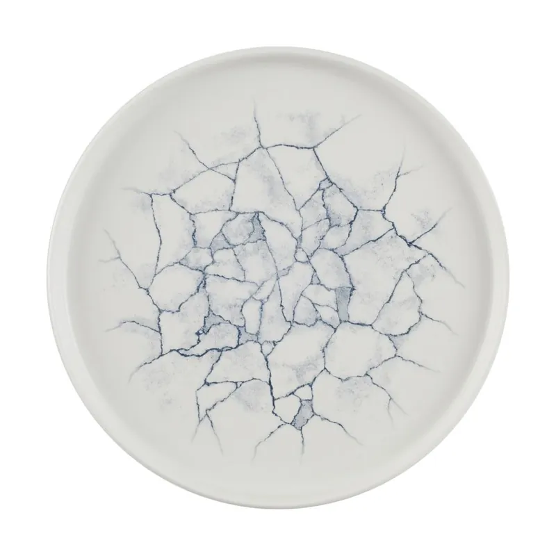 Favoriet Churchill Studio Prints Kintsugi Pearl Grey borden 260mm (Pak van 6)