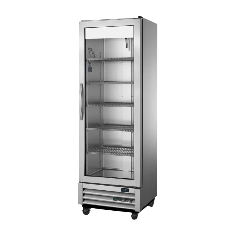 Populair True slimline verticaal enkele glazen deur koelkast t-15g-hc-fgd01
