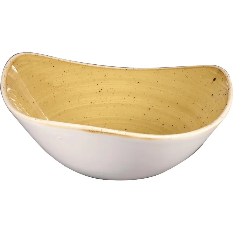 Meest Verkocht Churchill Stonecast Mustard Lotus kom 18.5 cm pak van 12