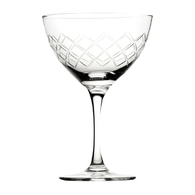 Fabrieksprijs Utopia Raffles Diamond Martiniglazen 190 ml (pak van 6)