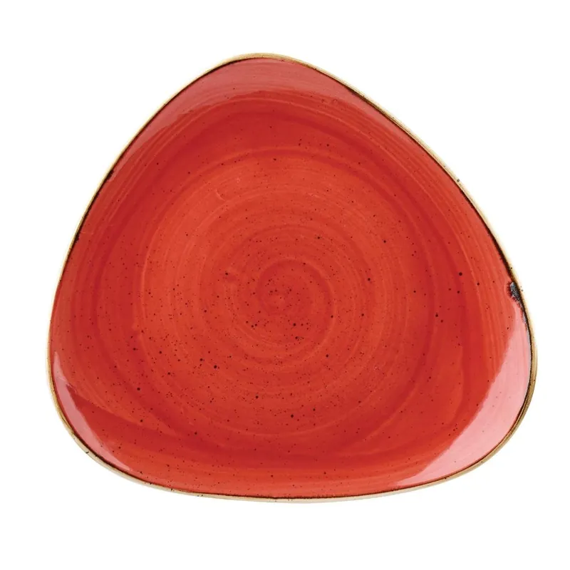 Betaalbaar Churchill Stonecast Berry Red Lotus bord 30.5 cm pak van 6