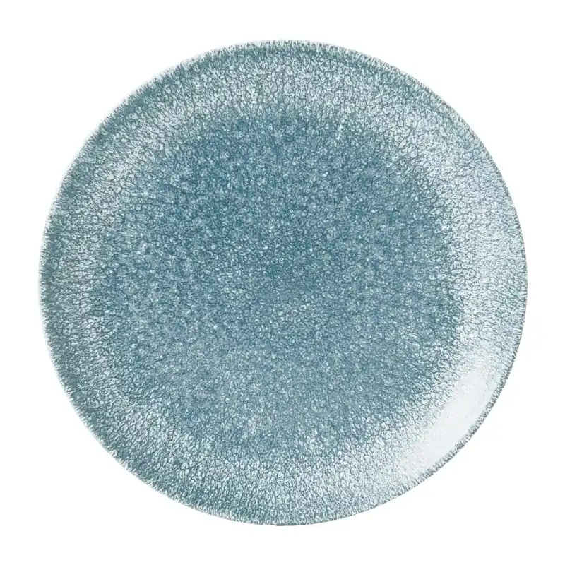 Churchill Raku Topaz Blue Evolve coupe bord 16.5 cm pak van 12 Superprijs