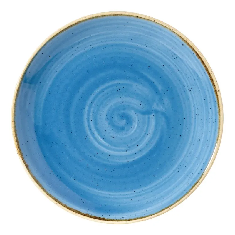 Koop Online Churchill Stonecast Cornflower Blue coupe bord 16.5 cm pak van 12
