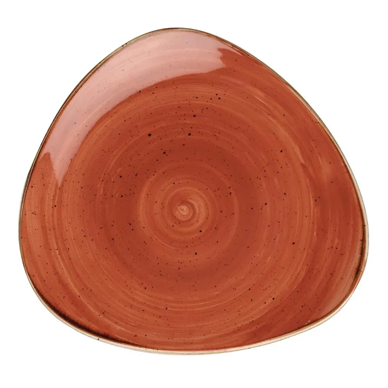 Churchill Stonecast Spiced Orange Lotus bord pak van 6 Favoriet