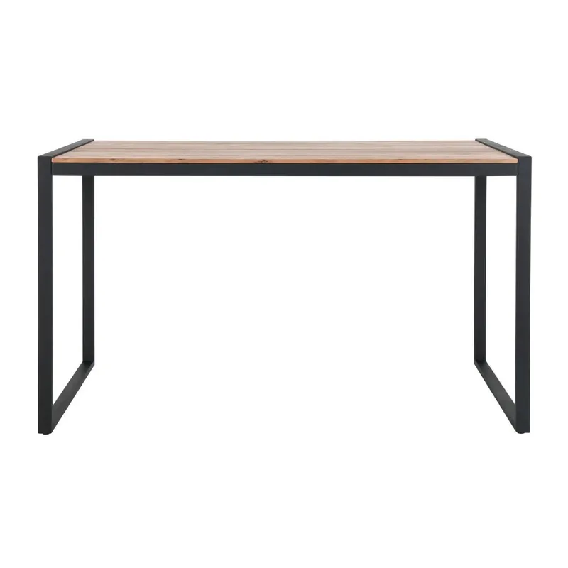 Bolero industriële bartafel van staal en acacia, 1800x900 mm Gereduceerde Prijs