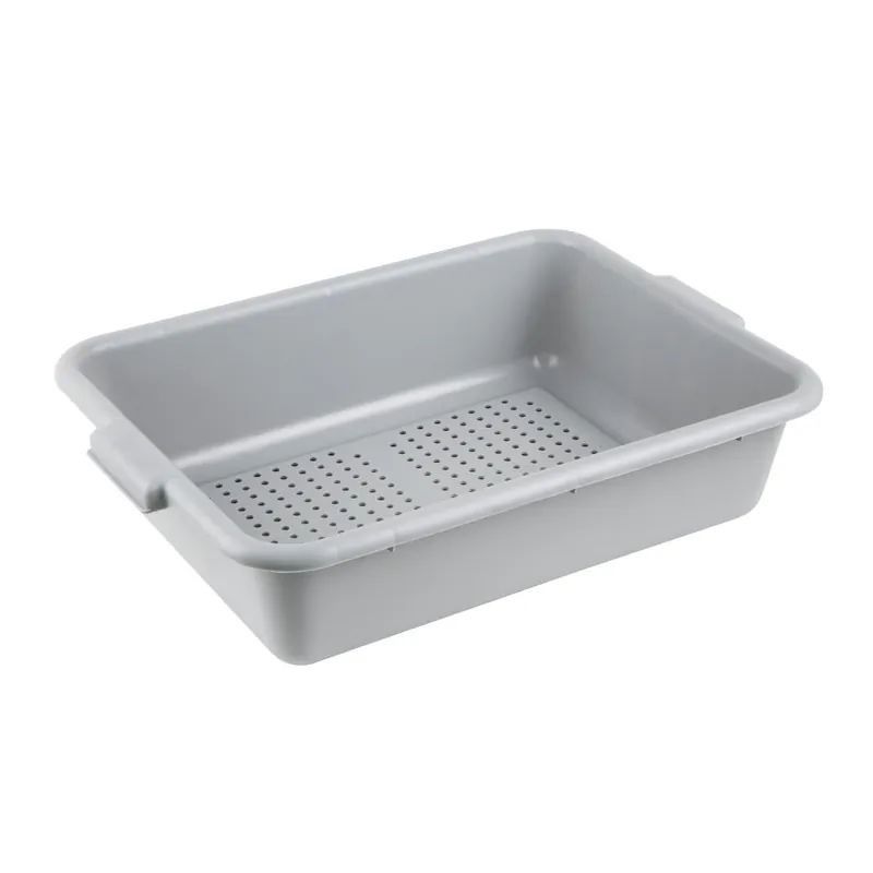 Vogue edlp plastic perforated storage box grijs Laatste Versie
